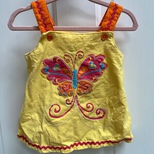 B.T. Kids 12M Multicolor Butterfly Girls Tank Top Blouse
